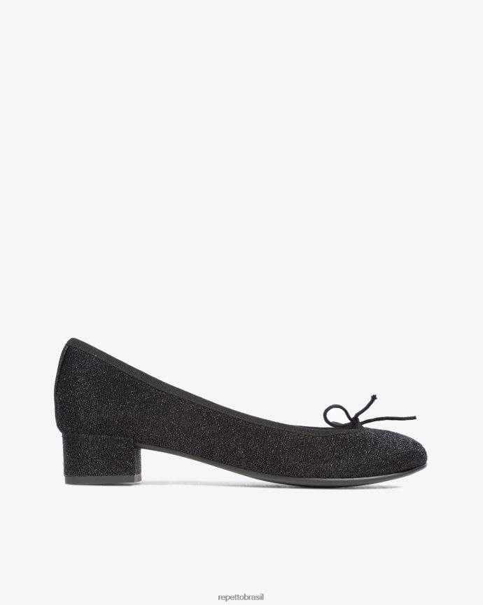 calçados br Repetto mulheres bailarinas camille - brilhantes preto 8JZ2L8104