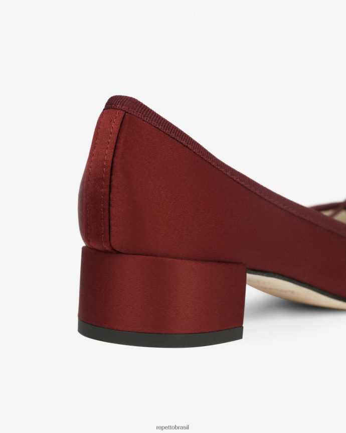 calçados br Repetto mulheres bailarinas camille - cetim pommar vermelho 8JZ2L82