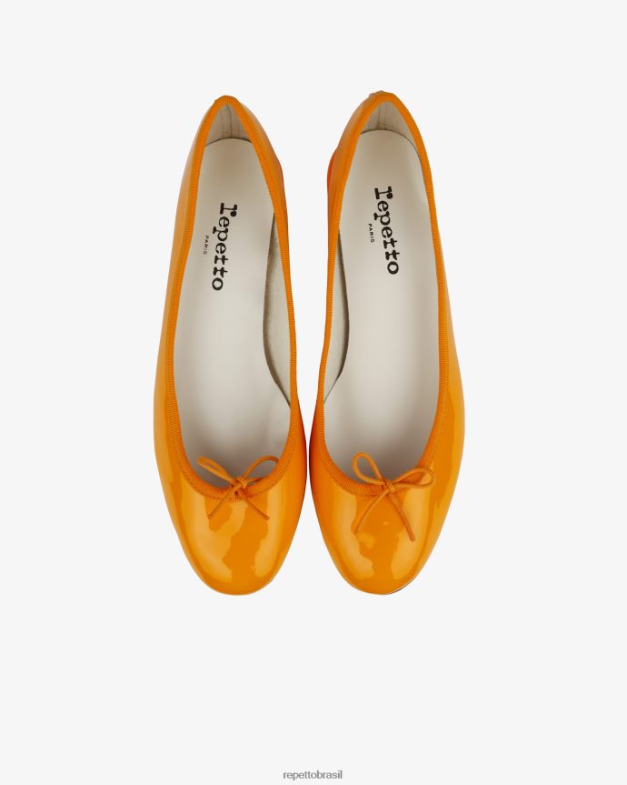 calçados br Repetto mulheres bailarinas camille laranja calêndula 8JZ2L8132
