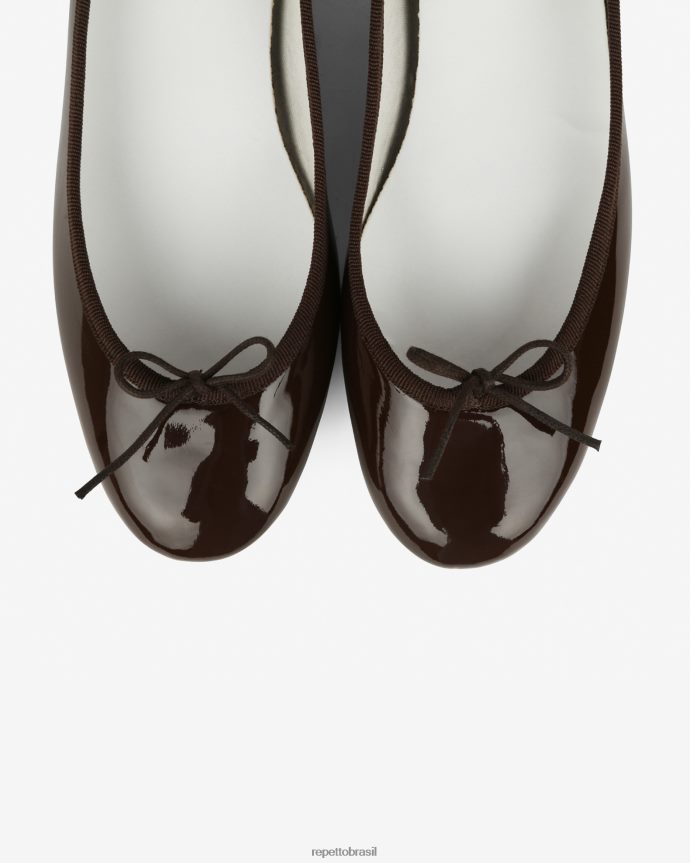 calçados br Repetto mulheres bailarinas camille marrom ristretto 8JZ2L824