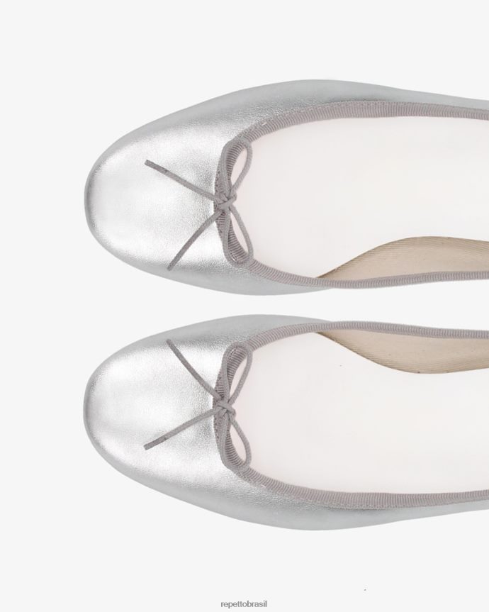 calçados br Repetto mulheres bailarinas camille prata 8JZ2L885