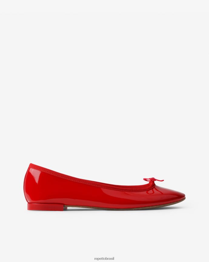 calçados br Repetto mulheres bailarinas cendrillon - veganas vermelho flamejante 8JZ2L8121