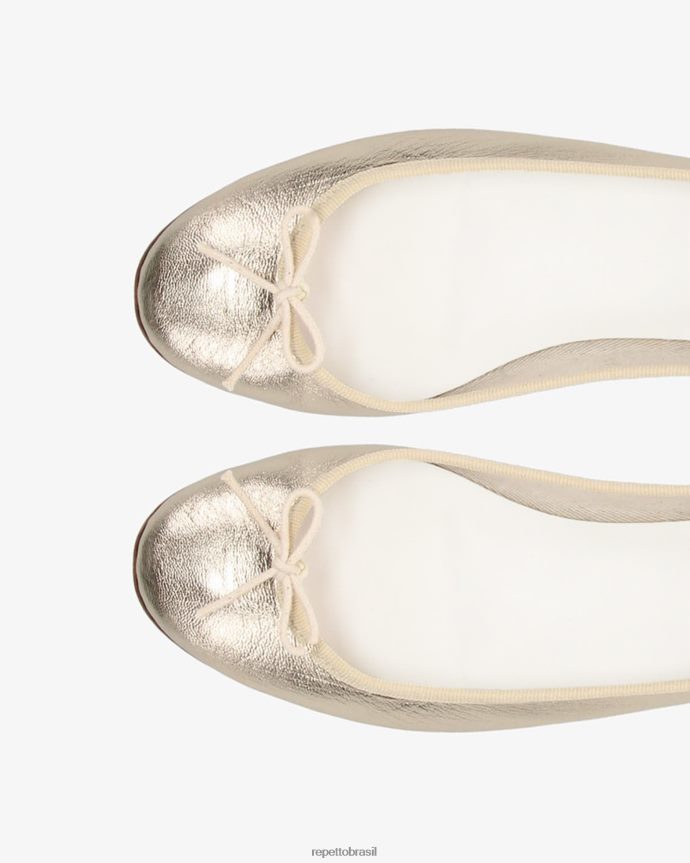 calçados br Repetto mulheres bailarinas cendrilon Luz Dourada 8JZ2L888