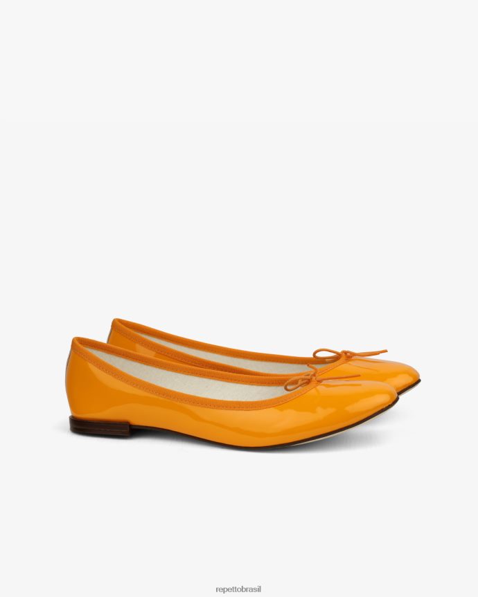 calçados br Repetto mulheres bailarinas cendrilon laranja calêndula 8JZ2L8128