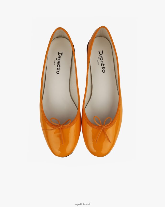 calçados br Repetto mulheres bailarinas cendrilon laranja calêndula 8JZ2L8128