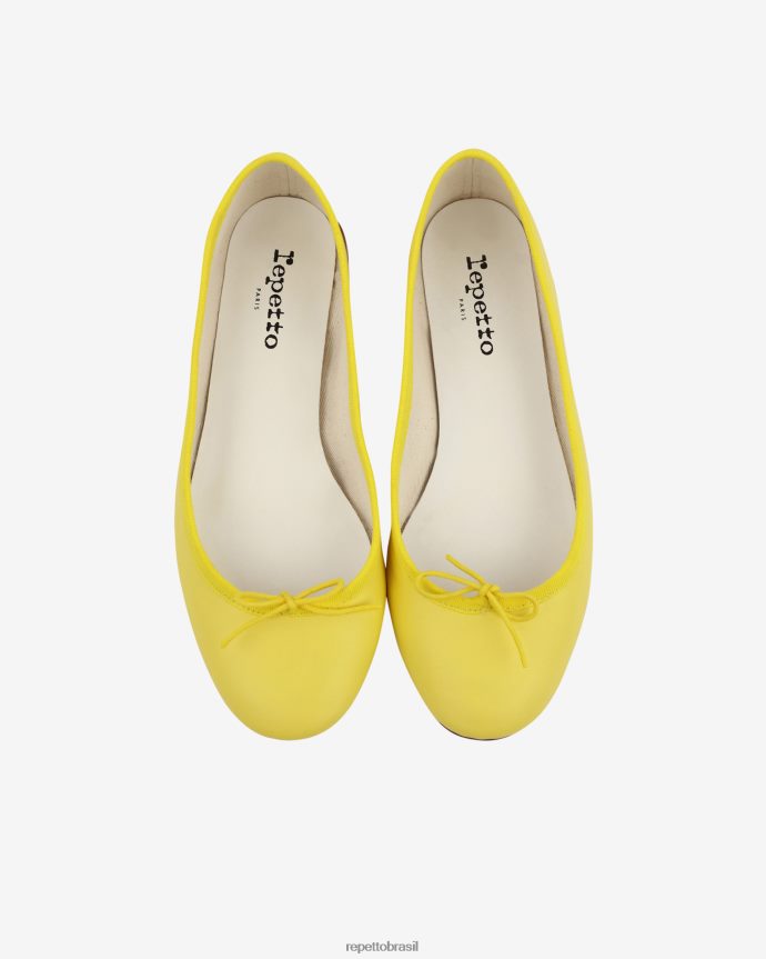 calçados br Repetto mulheres bailarinas cendrilon limão amarelo 8JZ2L8119