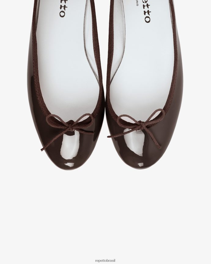 calçados br Repetto mulheres bailarinas cendrilon marrom ristretto 8JZ2L8136