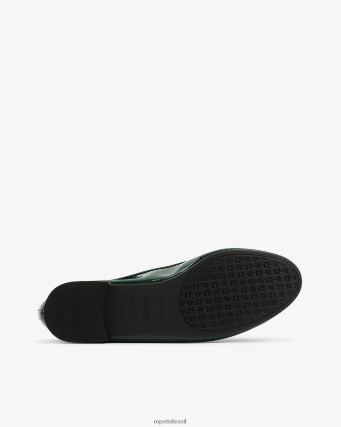 calçados br Repetto mulheres bailarinas cendrilon verde profundo da floresta 8JZ2L8134