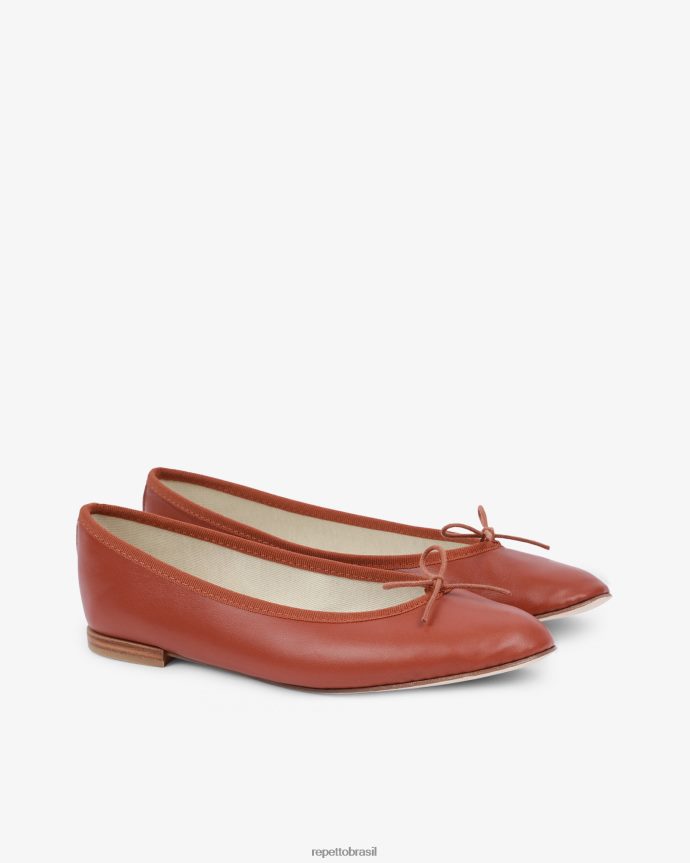 calçados br Repetto mulheres bailarinas de alto cendrillon camelo cubano 8JZ2L8146