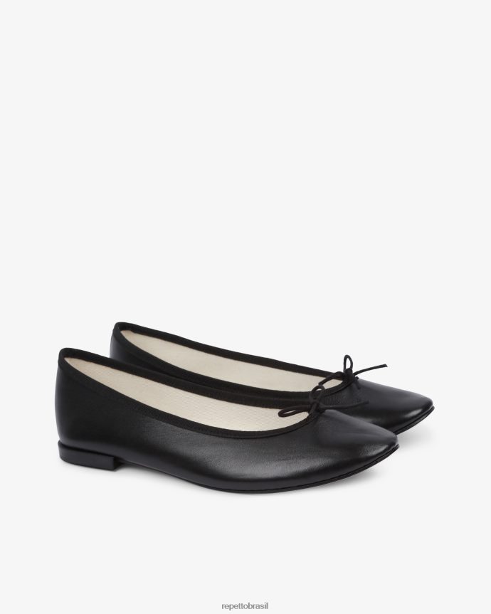 calçados br Repetto mulheres bailarinas de alto cendrillon preto 8JZ2L8140