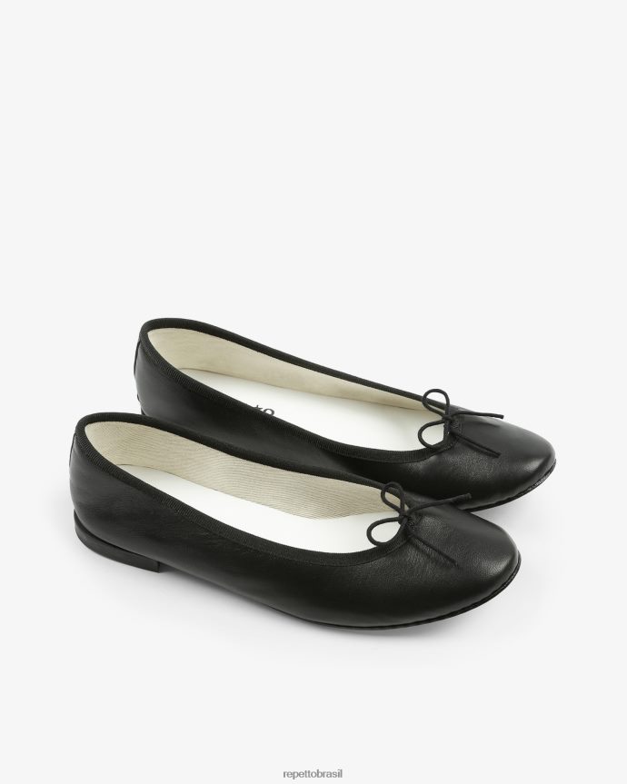 calçados br Repetto mulheres bailarinas de alto cendrillon preto 8JZ2L8141