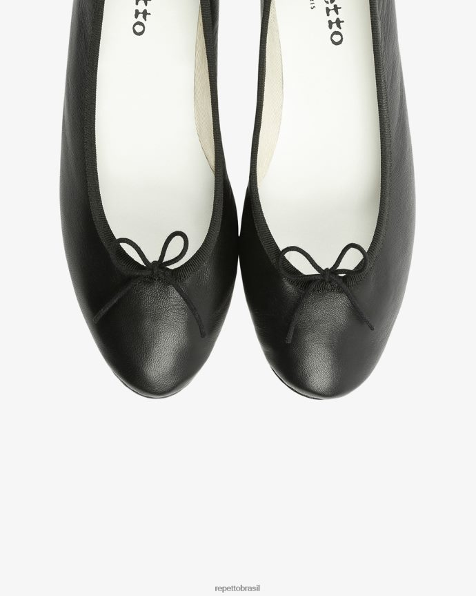 calçados br Repetto mulheres bailarinas de alto cendrillon preto 8JZ2L8141