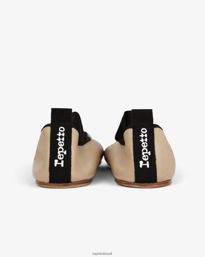 calçados br Repetto mulheres gianna bailarinas caxemira bege 8JZ2L812