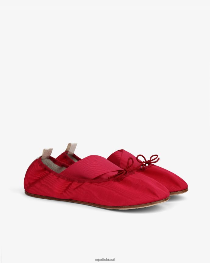 calçados br Repetto mulheres gianna bailarinas - cetim rosa framboesa 8JZ2L826