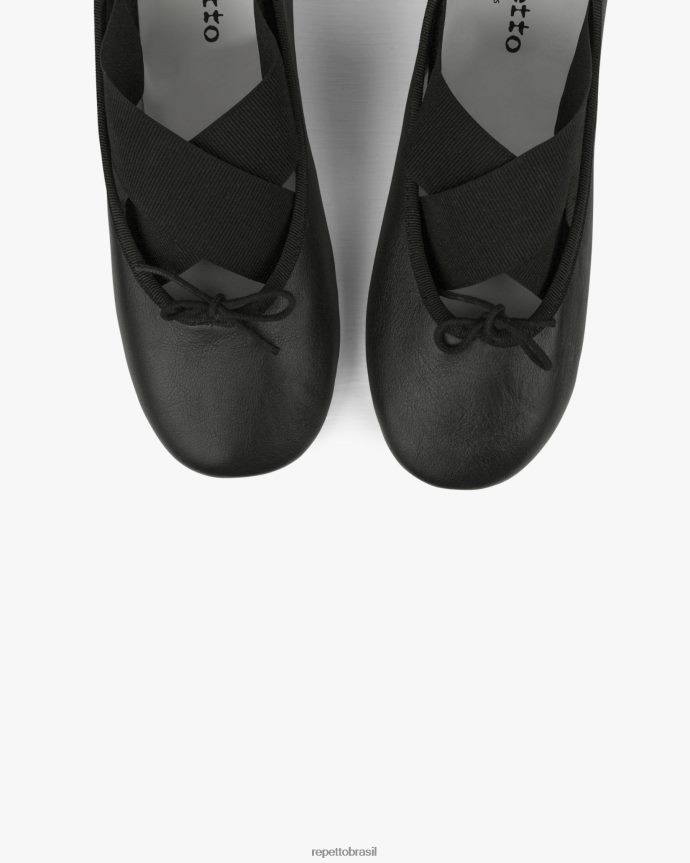 calçados br Repetto mulheres gianna bailarinas preto 8JZ2L831