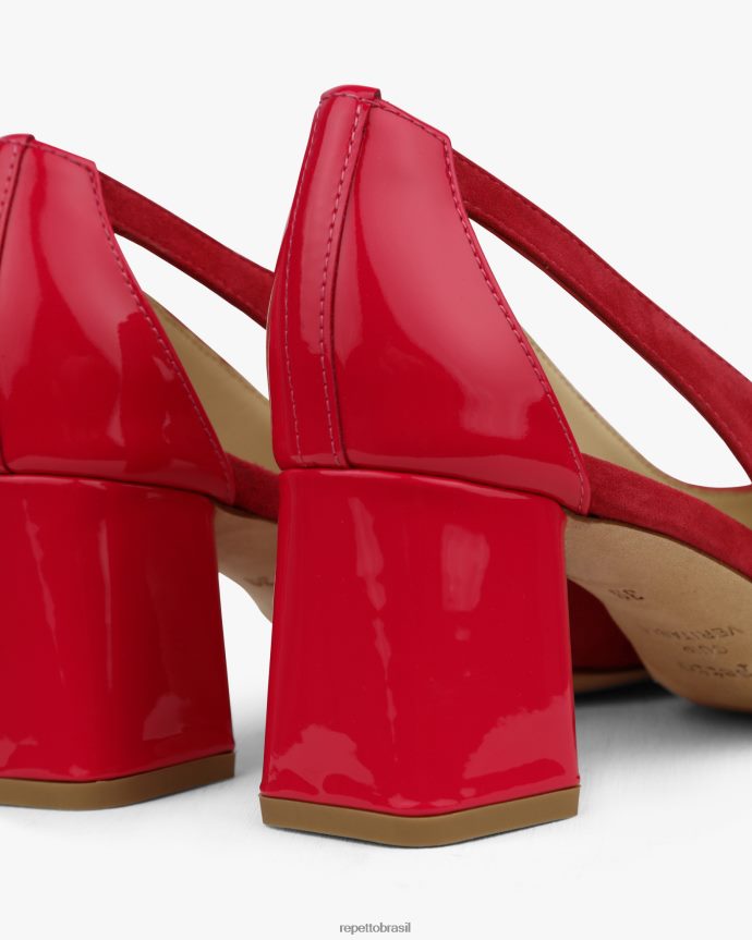 calçados br Repetto mulheres bombas felpudas rosa framboesa 8JZ2L8235