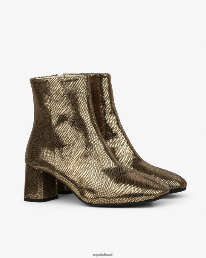calçados br Repetto mulheres bota phoebe ouro antigo 8JZ2L8192