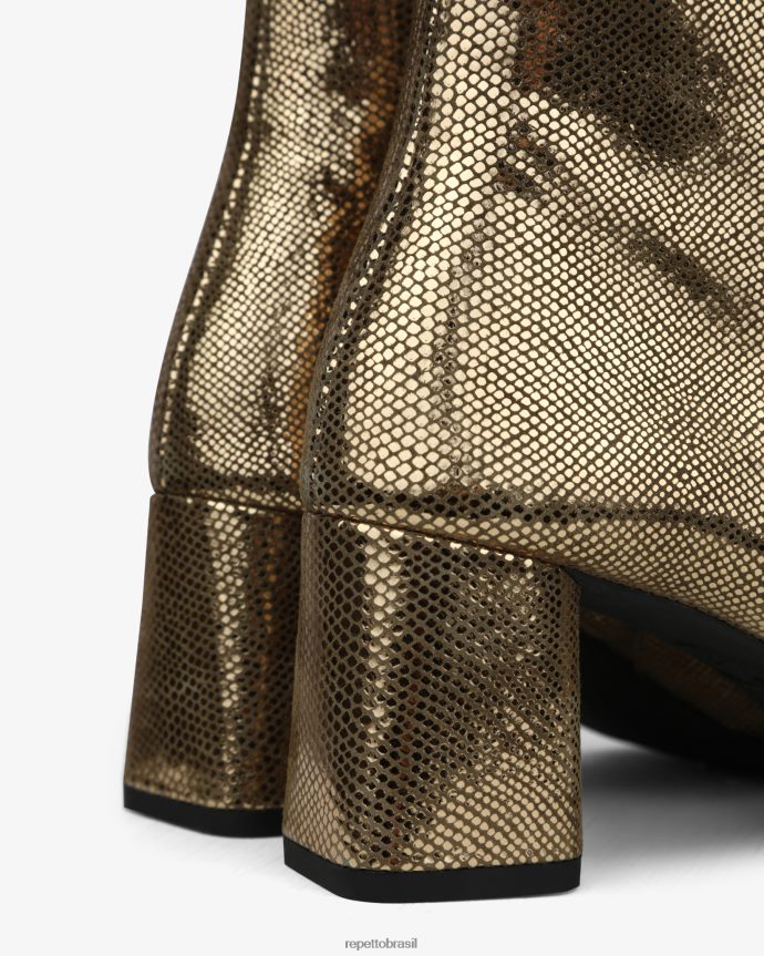 calçados br Repetto mulheres bota phoebe ouro antigo 8JZ2L8192