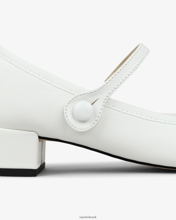 calçados br Repetto mulheres rosa mary janes branco 8JZ2L8172