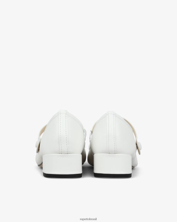 calçados br Repetto mulheres rosa mary janes branco 8JZ2L8172