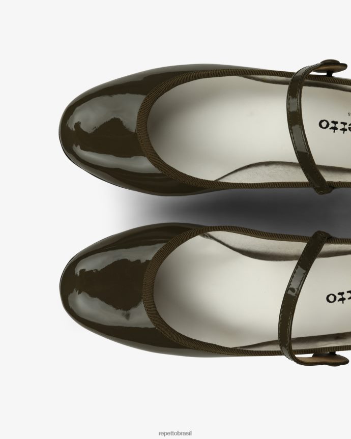 calçados br Repetto mulheres rosa mary janes goa verde 8JZ2L8147