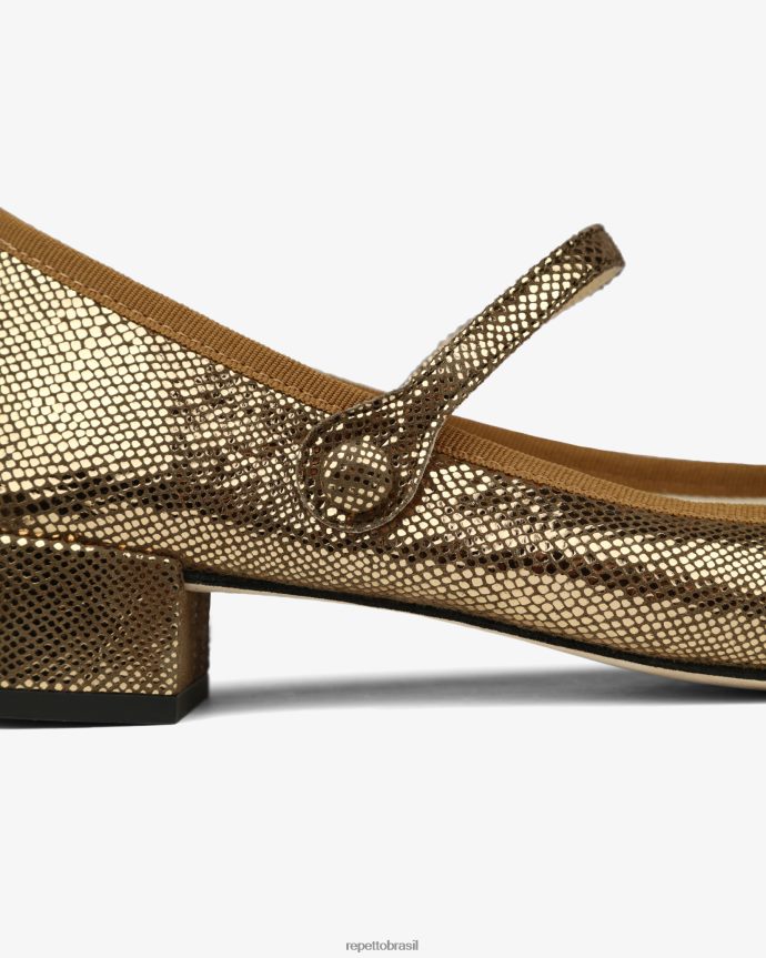 calçados br Repetto mulheres rosa mary janes ouro antigo 8JZ2L8148
