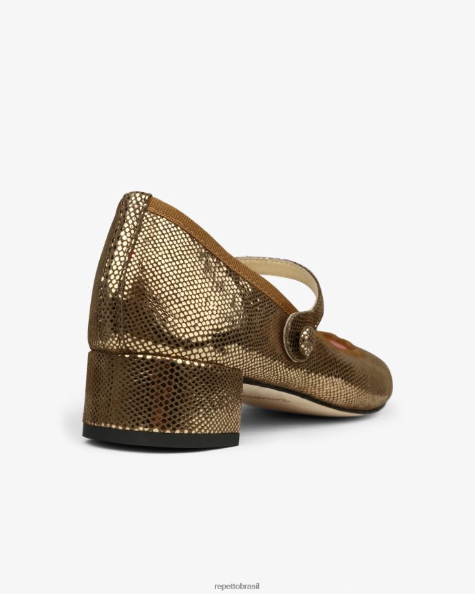 calçados br Repetto mulheres rosa mary janes ouro antigo 8JZ2L8148
