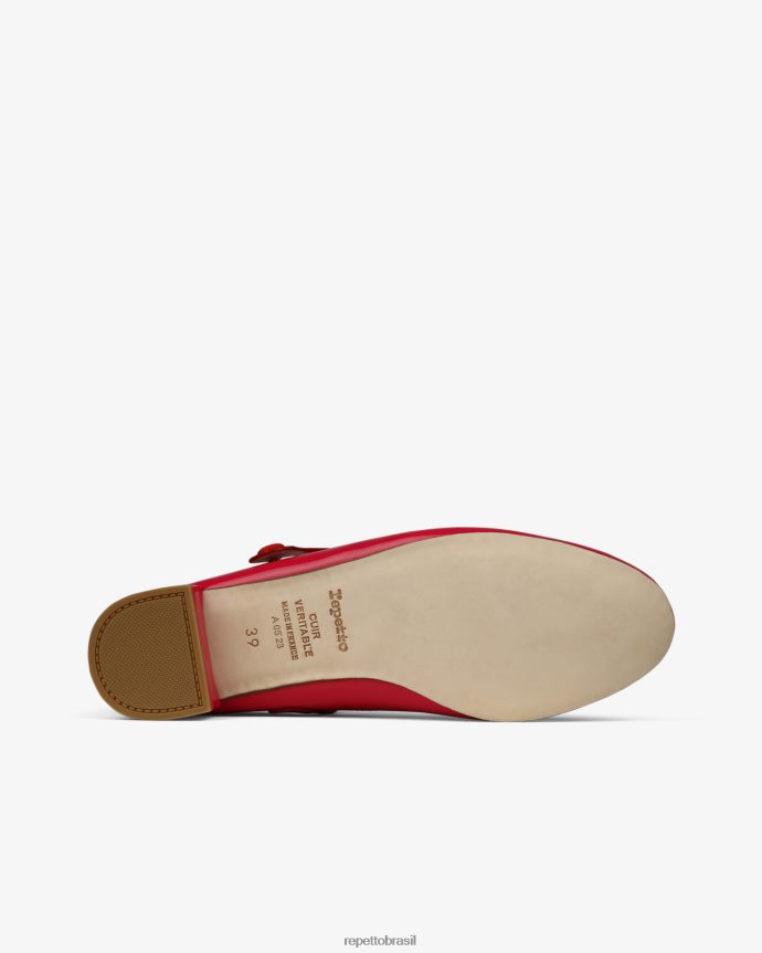 calçados br Repetto mulheres rosa mary janes rosa framboesa e vermelho flamejante 8JZ2L8166