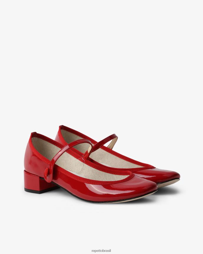 calçados br Repetto mulheres rosa mary janes vermelho flamejante 8JZ2L8157