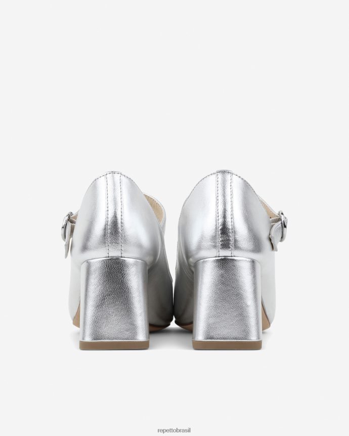 calçados br Repetto mulheres tara mary janes prata 8JZ2L8179