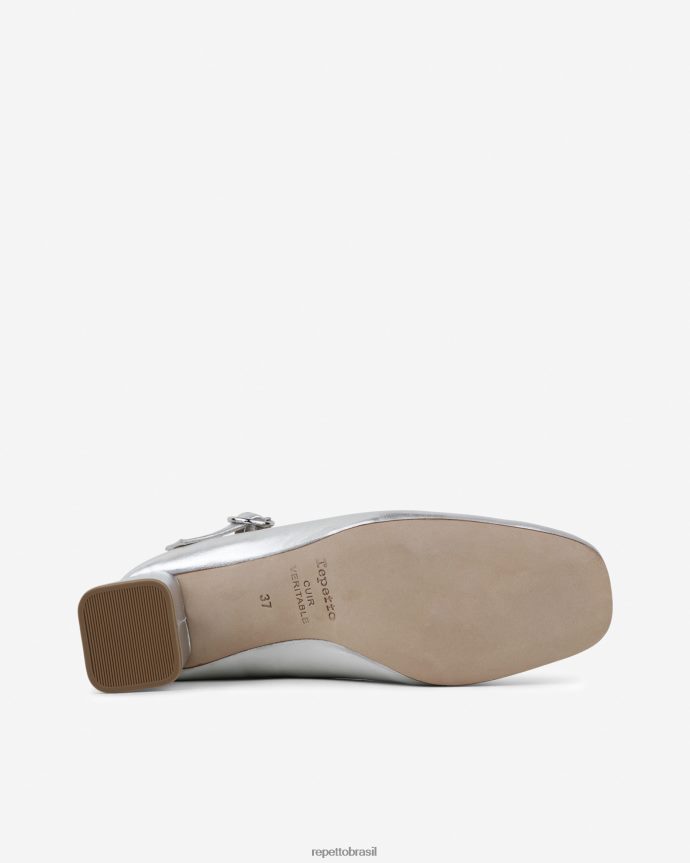 calçados br Repetto mulheres tara mary janes prata 8JZ2L8179