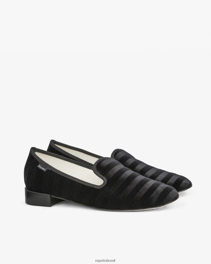 calçados br Repetto mulheres mocassins gladice preto 8JZ2L8232