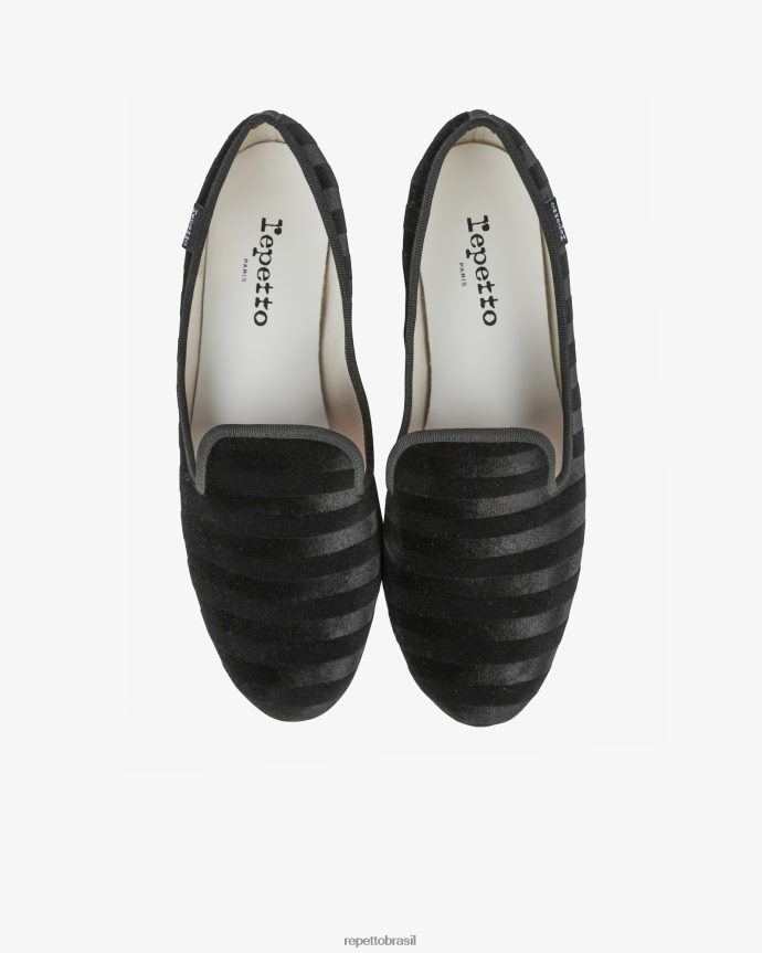 calçados br Repetto mulheres mocassins gladice preto 8JZ2L8232