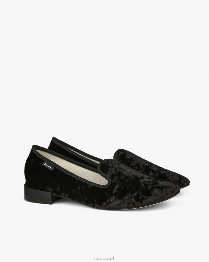 calçados br Repetto mulheres mocassins gladice preto 8JZ2L8233