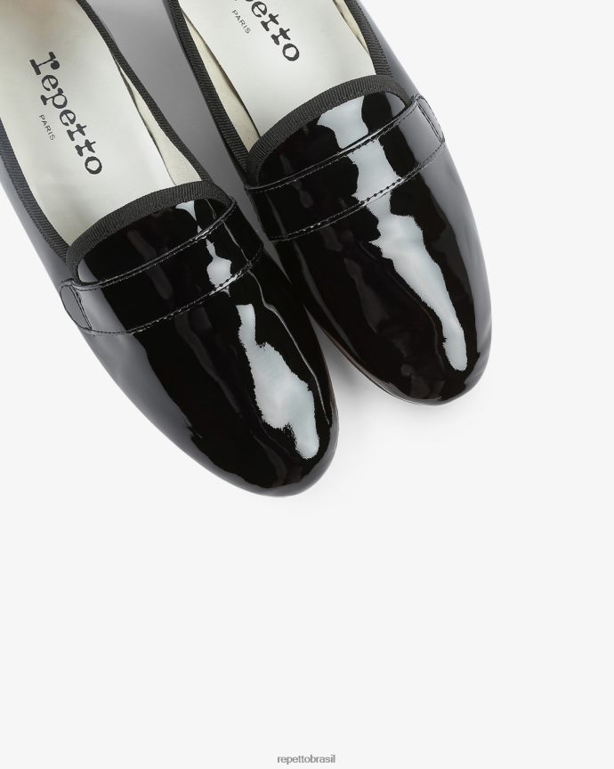 calçados br Repetto mulheres mocassins michael preto 8JZ2L8218