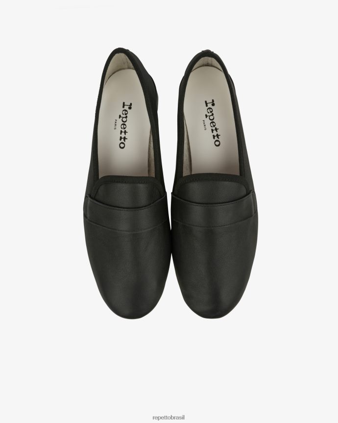 calçados br Repetto mulheres mocassins michael preto 8JZ2L8229