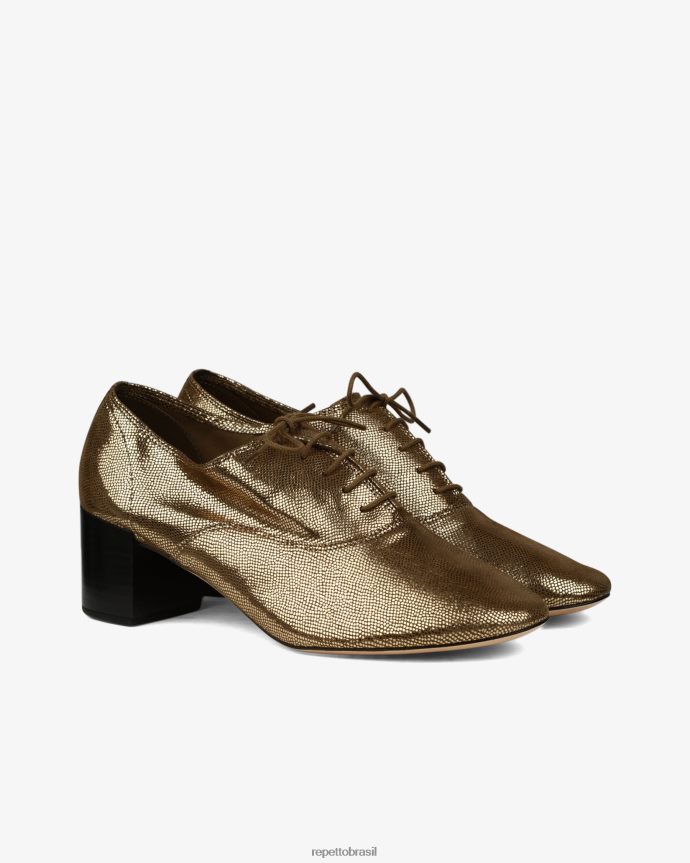 calçados br Repetto mulheres sapato oxford de fado ouro antigo 8JZ2L8206