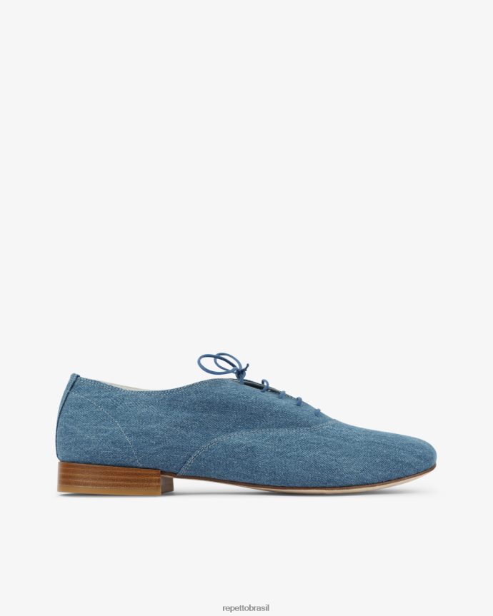 calçados br Repetto mulheres sapato oxford zizi Everest azul 8JZ2L8261