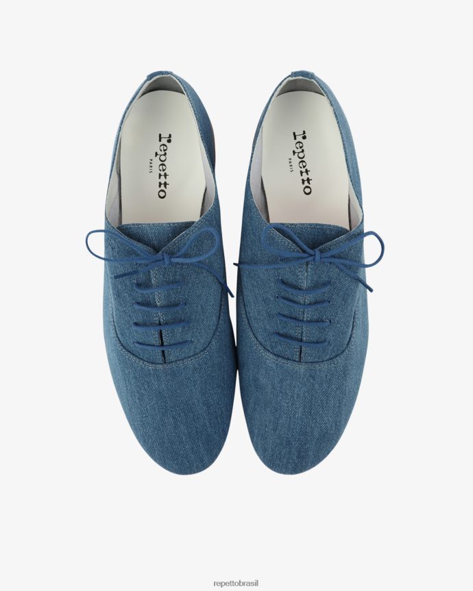 calçados br Repetto mulheres sapato oxford zizi Everest azul 8JZ2L8261
