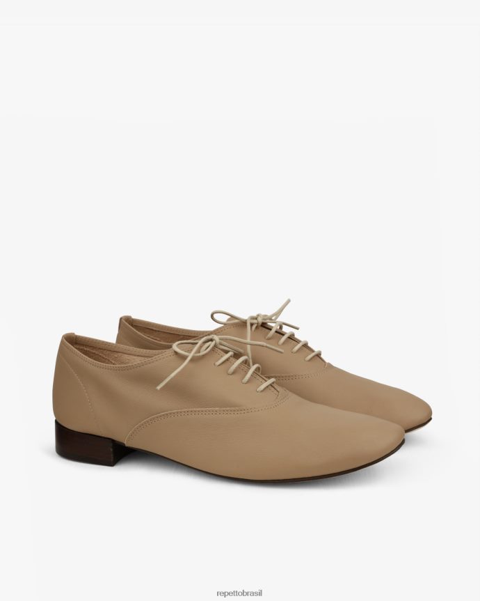 calçados br Repetto mulheres sapato oxford zizi caxemira bege 8JZ2L8213