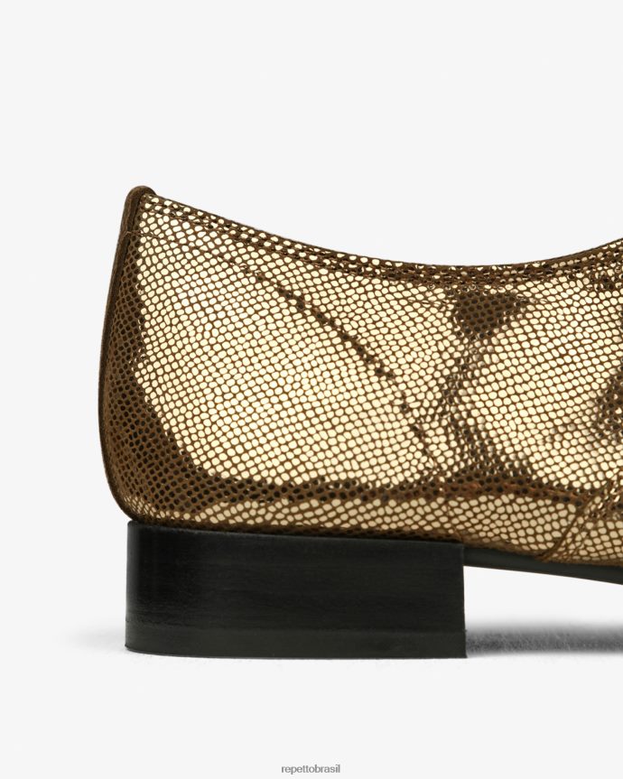 calçados br Repetto mulheres sapato oxford zizi ouro antigo 8JZ2L8214