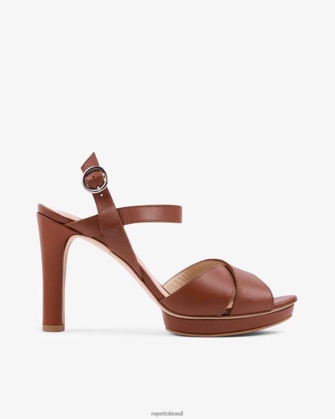 calçados br Repetto mulheres sandálias timi camelo cubano 8JZ2L8240