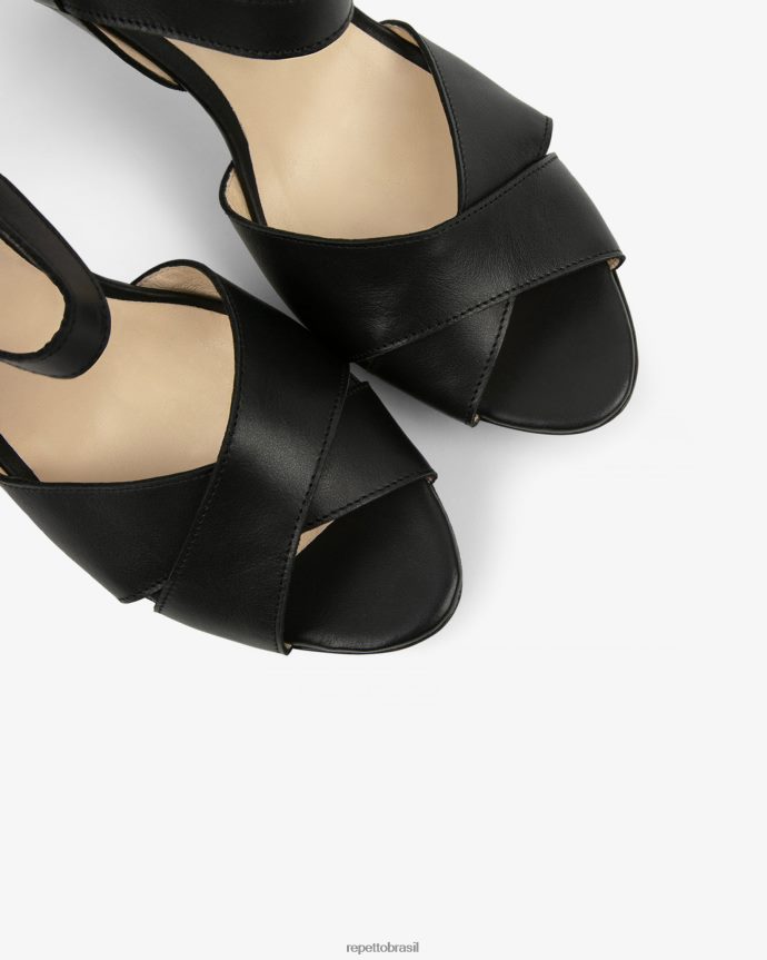 calçados br Repetto mulheres sandálias timi preto 8JZ2L8241