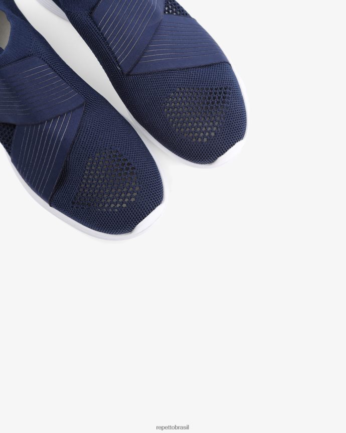 calçados br Repetto mulheres tênis de dança azul-marinho 8JZ2L8254