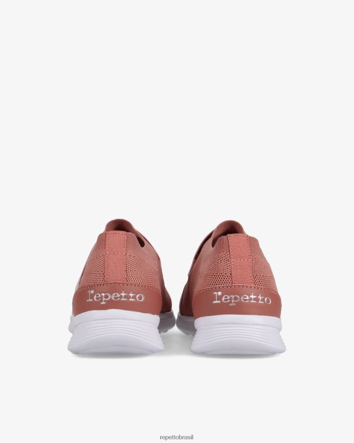 calçados br Repetto mulheres tênis de dança ruban laranja terracota 8JZ2L8250