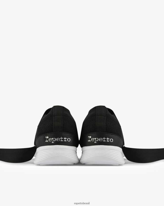 calçados br Repetto mulheres tênis sofia preto 8JZ2L8248